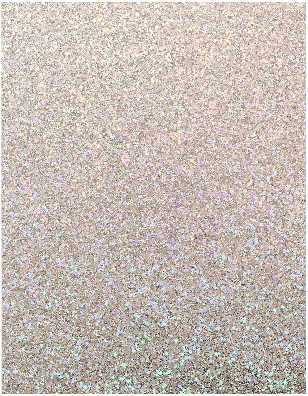 American Crafts Chunky Glitter Specialty Paper 8.5"X11"-Stars